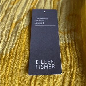 Eileen Fisher Yellow Scarf